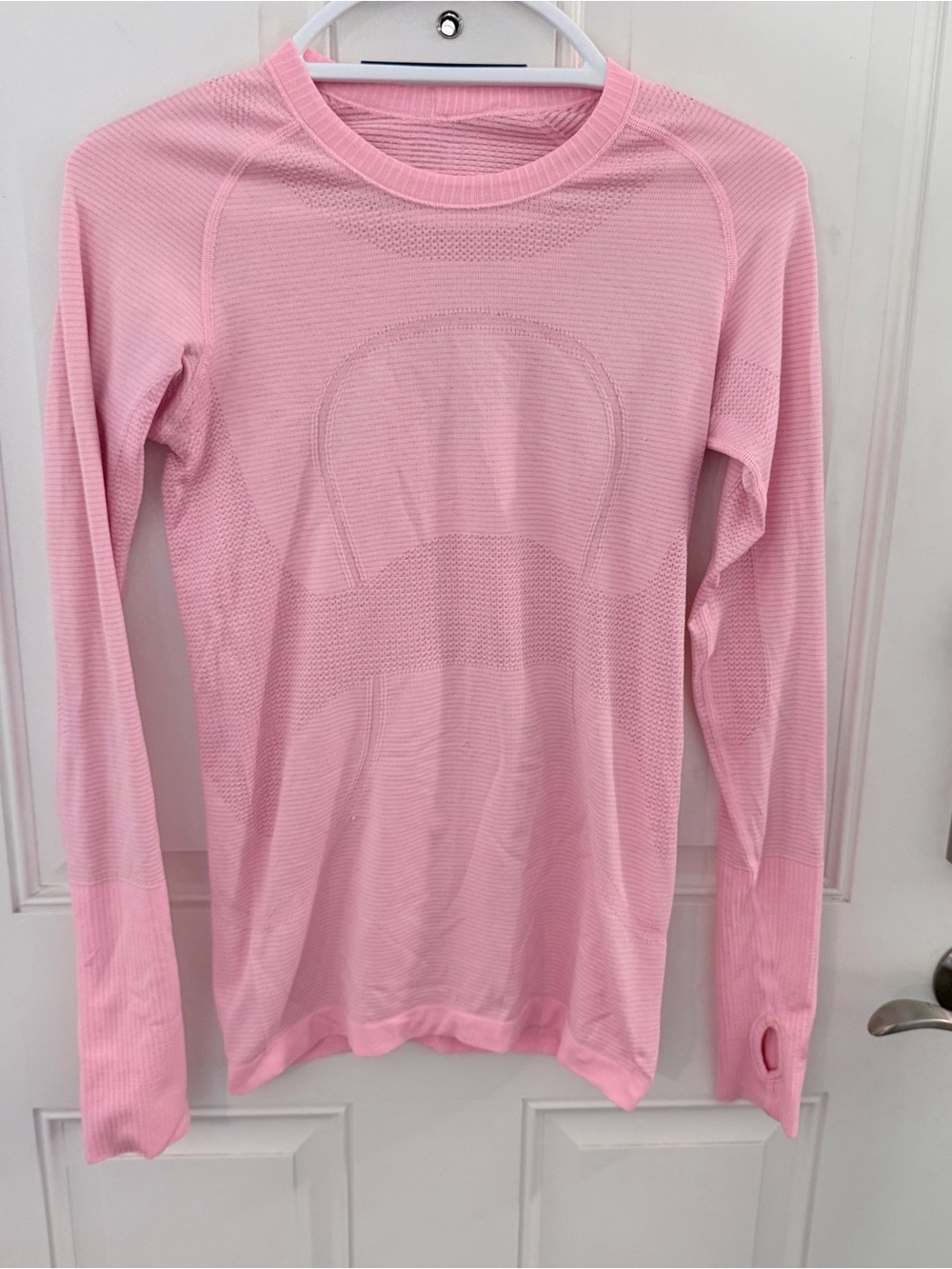 Lululemon Swiftly Tech Top 6 | Light Pink Long Sleeve